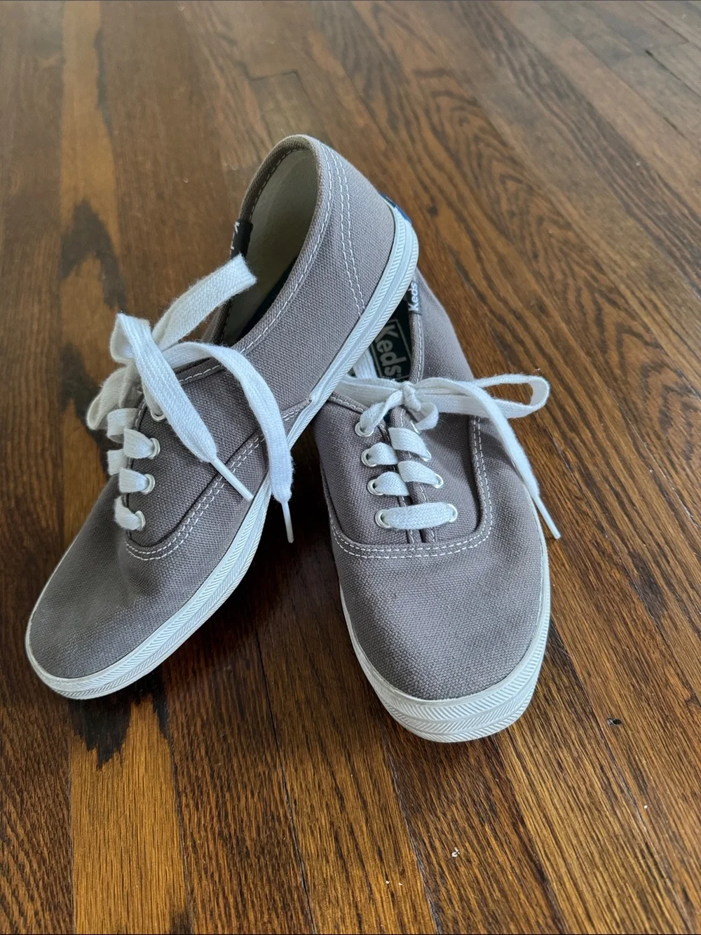 Keds Gray Canvas Sneakers